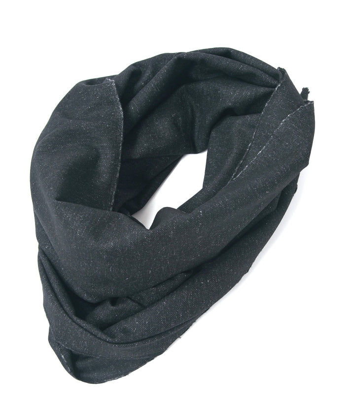 Wool Hemp Felting Stole - BLACK