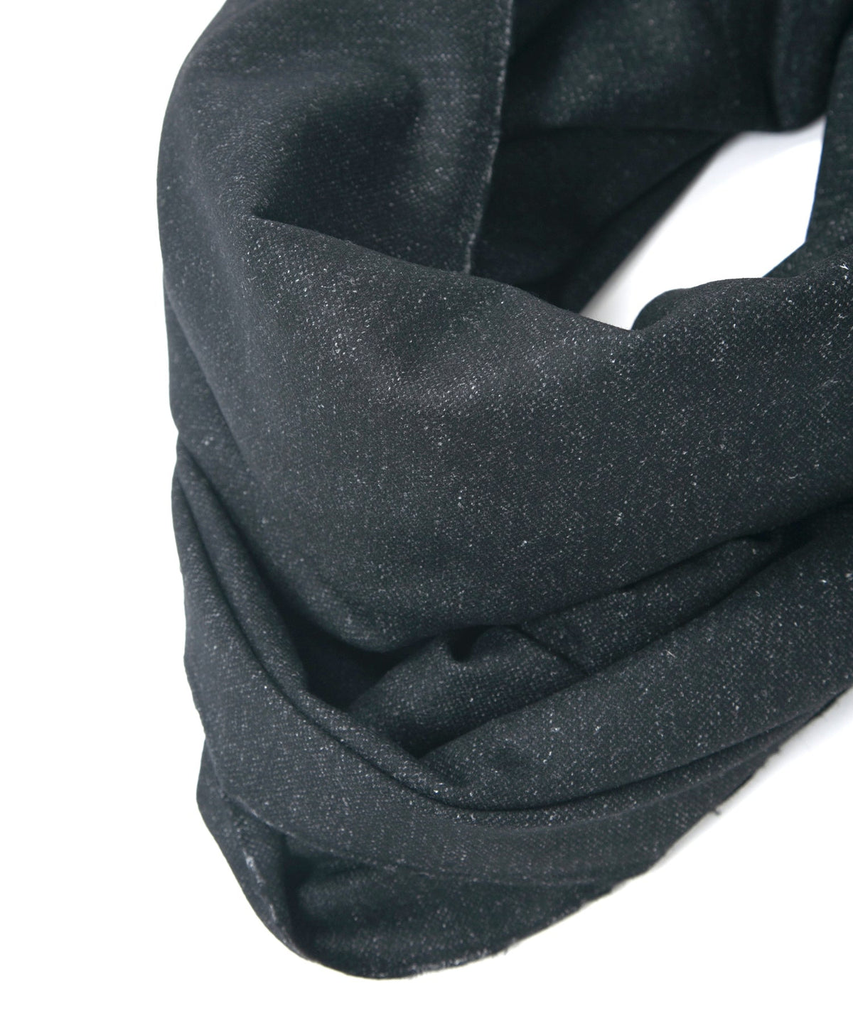 Wool Hemp Felting Stole - BLACK