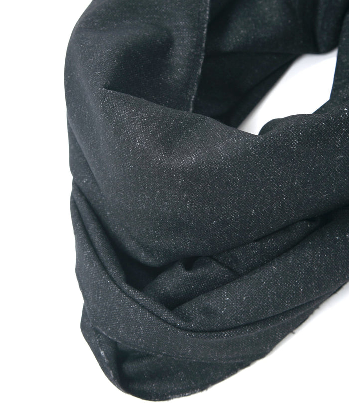 Wool Hemp Felting Stole - BLACK