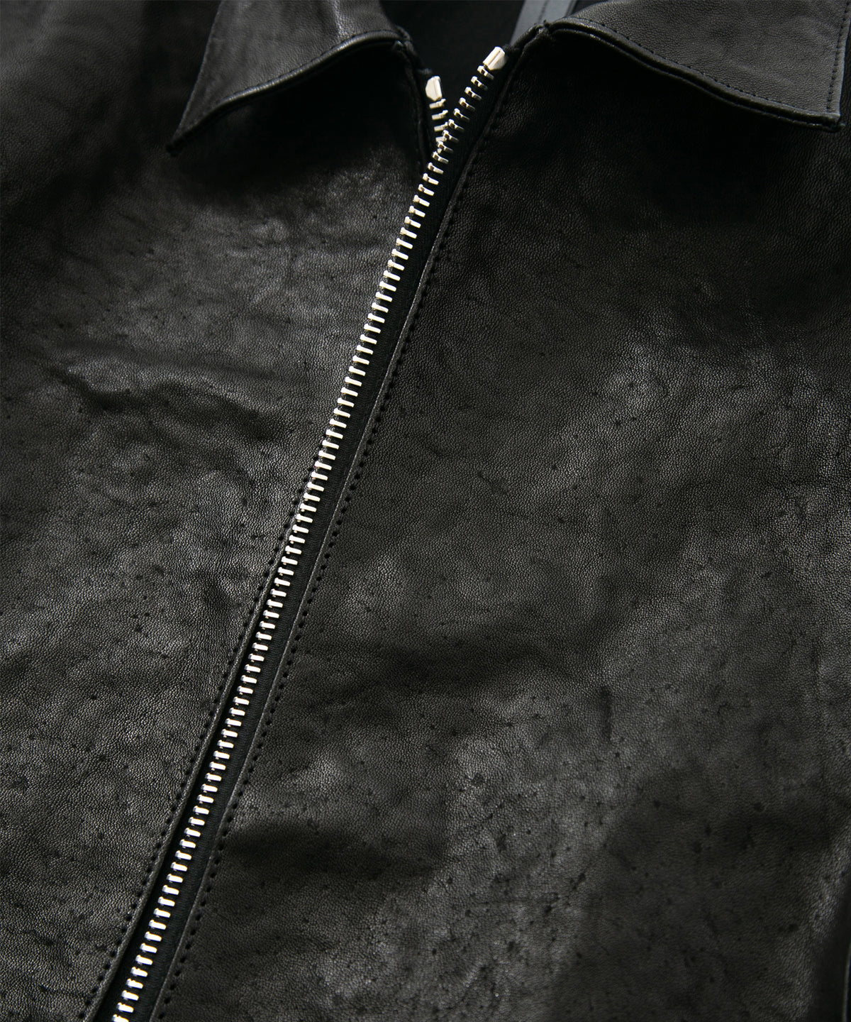 Pit Vegetable Full Tanned Shrunk Horse hide Single Riders VINCENTS - BLACK