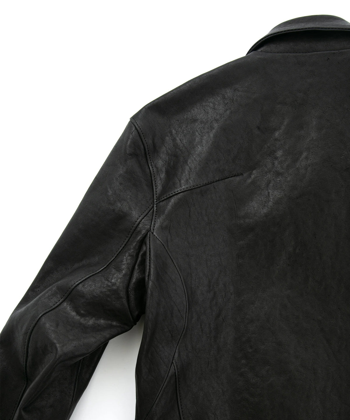 Pit Vegetable Full Tanned Shrunk Horse hide Single Riders VINCENTS - BLACK