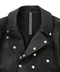 Domestic Calf Skin Napoleon Double Riders / BLACK