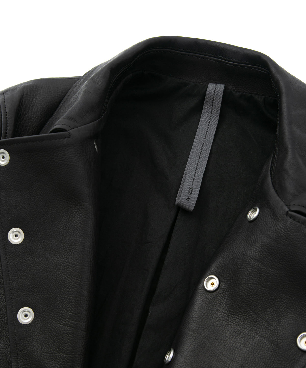 Domestic Calf Skin Napoleon Double Riders / BLACK