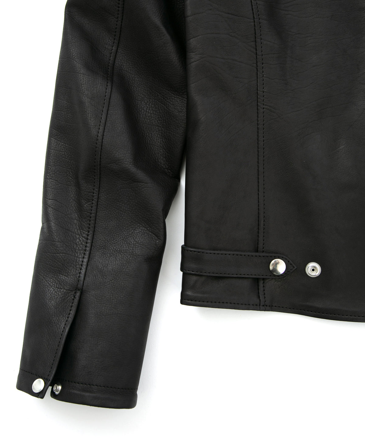 Domestic Calf Skin Napoleon Double Riders / BLACK