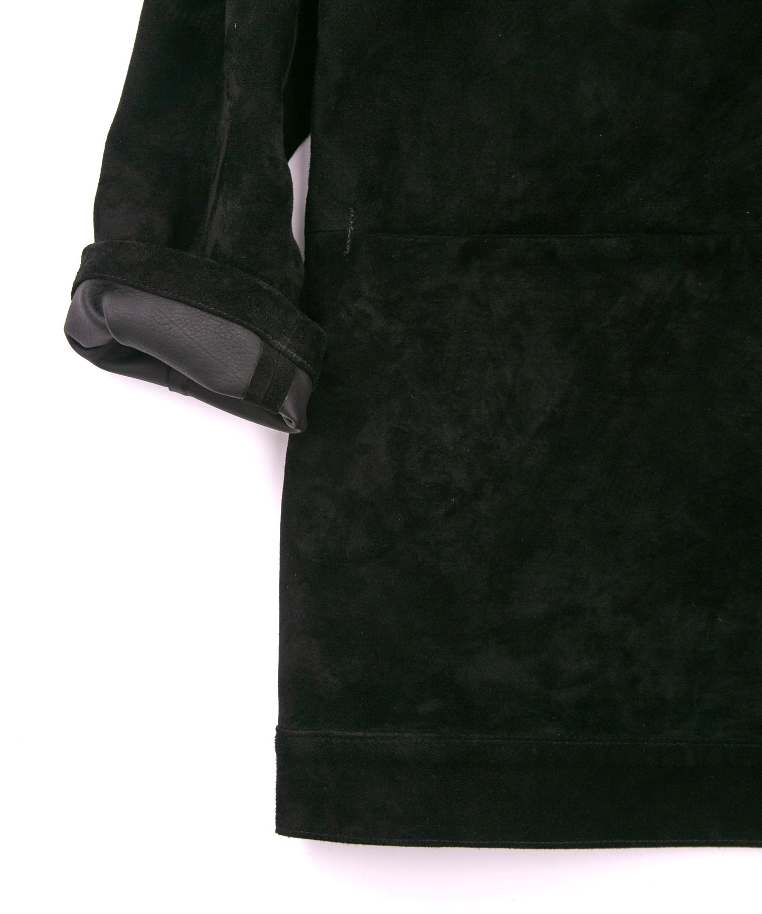 Load image into Gallery viewer, Domestic Calf Suede Over Cardigan / BLACK