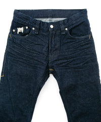 12.5oz オーガニックコットン ストレッチデニム TIGHT JOE タイトストレート ワンウォッシュ - INDIGO