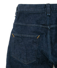 12.5oz オーガニックコットン ストレッチデニム TIGHT JOE タイトストレート ワンウォッシュ - INDIGO