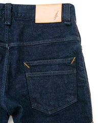 12.5oz オーガニックコットン ストレッチデニム TIGHT JOE タイトストレート ワンウォッシュ - INDIGO