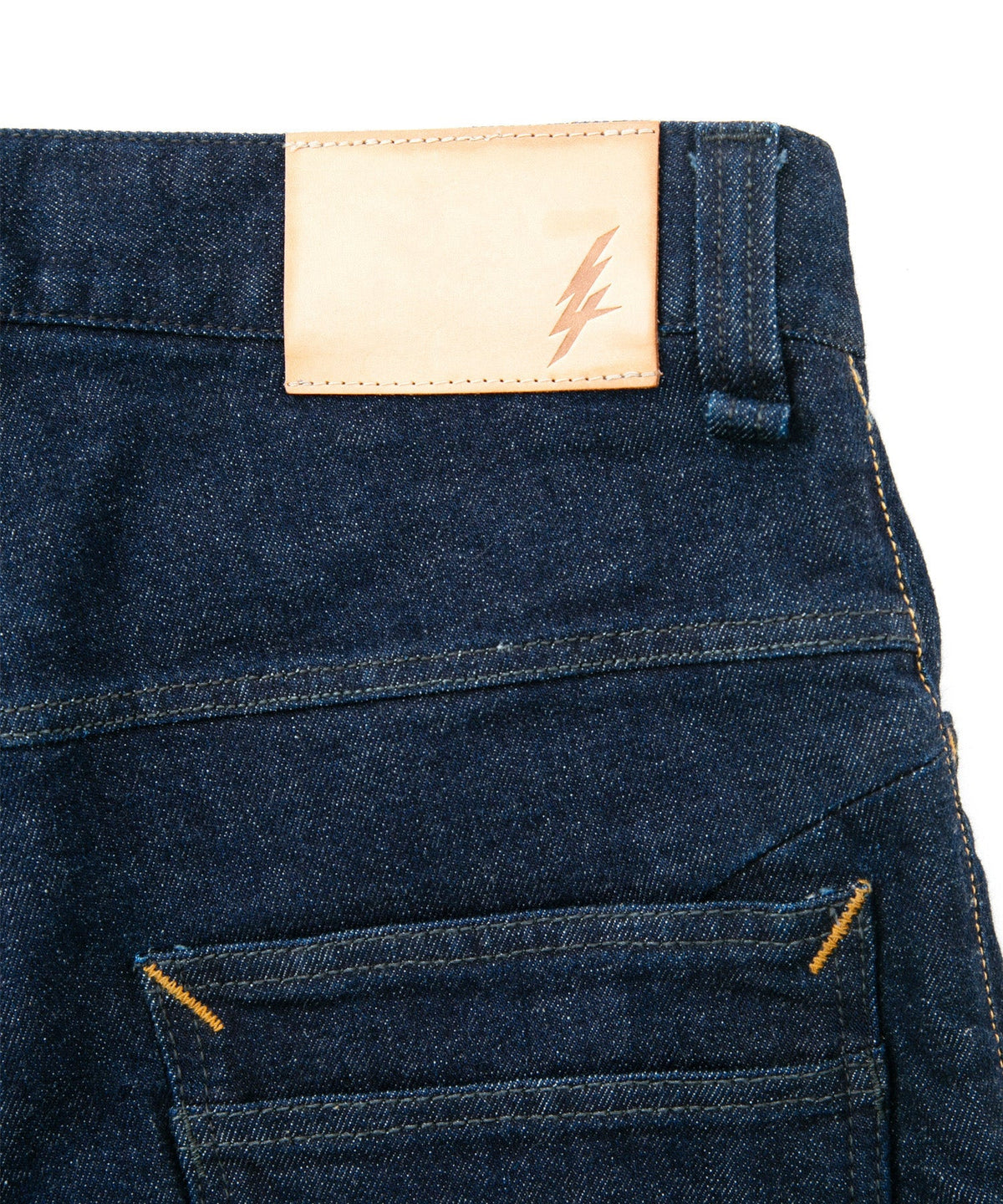 12.5oz オーガニックコットン ストレッチデニム TIGHT JOE タイトストレート ワンウォッシュ - INDIGO