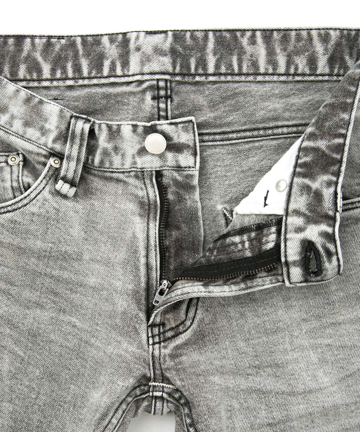 11oz Organic Cotton Stretch Denim Skinny Jeans / WHITE