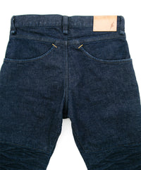 12.5oz オーガニックコットン ストレッチデニム CROPPED JAM クロップド ワンウォッシュ - INDIGO