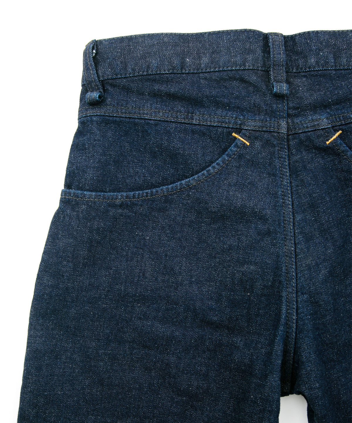 12.5oz オーガニックコットン ストレッチデニム CROPPED JAM クロップド ワンウォッシュ - INDIGO