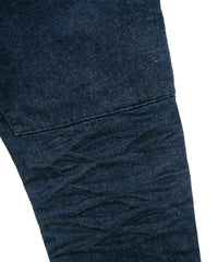 12.5oz オーガニックコットン ストレッチデニム CROPPED JAM クロップド ワンウォッシュ - INDIGO