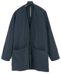 Vintage Cotton Nylon Broad Over Cardigan - NAVY