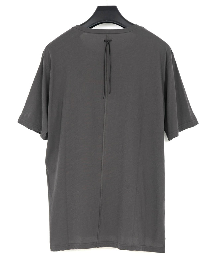 80/2 強撚天竺 オーバーサイズ クルーネック T シャツ - GRAY