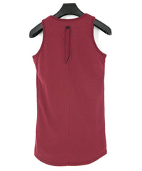 Natural Soft Cotton Tank Top - WINE