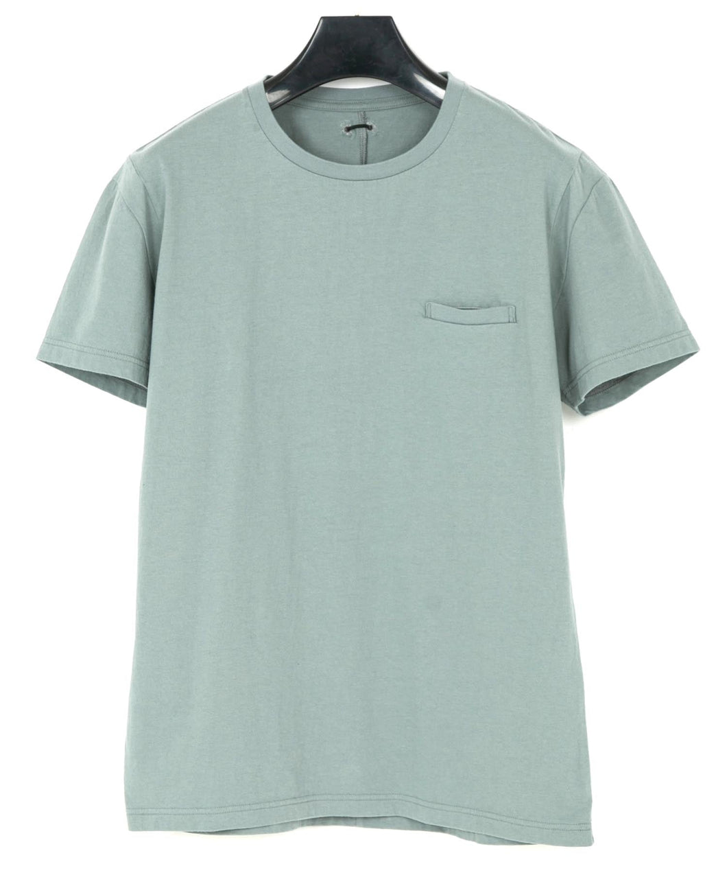 Natural Soft Cotton Crew Neck T-shirt - BLUE GRAY