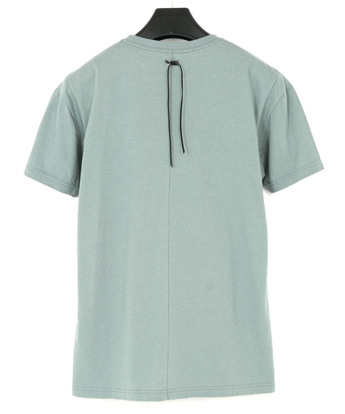 30/-ナチュラルソフト天竺 クルーネック Tシャツ - BLUE GRAY