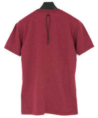 Natural Soft Cotton Crew Neck T-shirt - WINE