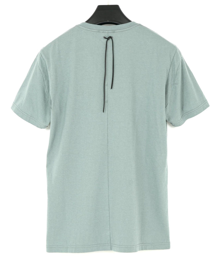 30/-ナチュラルソフト天竺 Vネック Tシャツ - BLUE GRAY