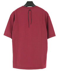 Natural Soft Cotton Oversize Crew Neck T-shirt - WINE