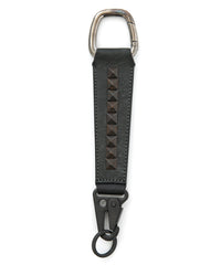 [Session] Italian Shoulder Studded Keychain / Gray