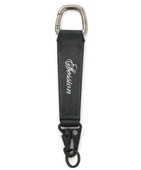[Session] Italian Shoulder Studded Keychain / Gray
