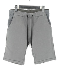 Tight Tension Heavy Weight Cotton Pile Fleece Shorts - GRAY