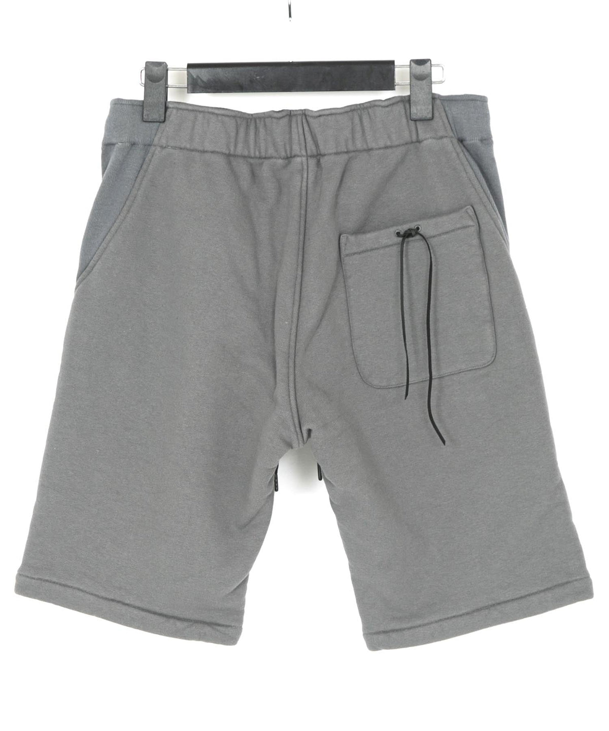 Tight Tension Heavy Weight Cotton Pile Fleece Shorts - GRAY