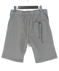 Tight Tension Heavy Weight Cotton Pile Fleece Shorts - GRAY