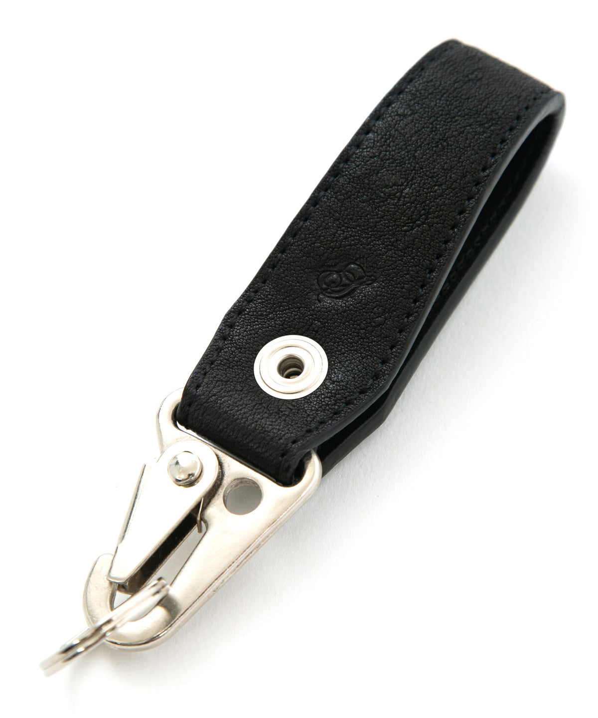[Session] Pit Vegetable Full tanned Shrank Horse hide Loop Keychain / Black