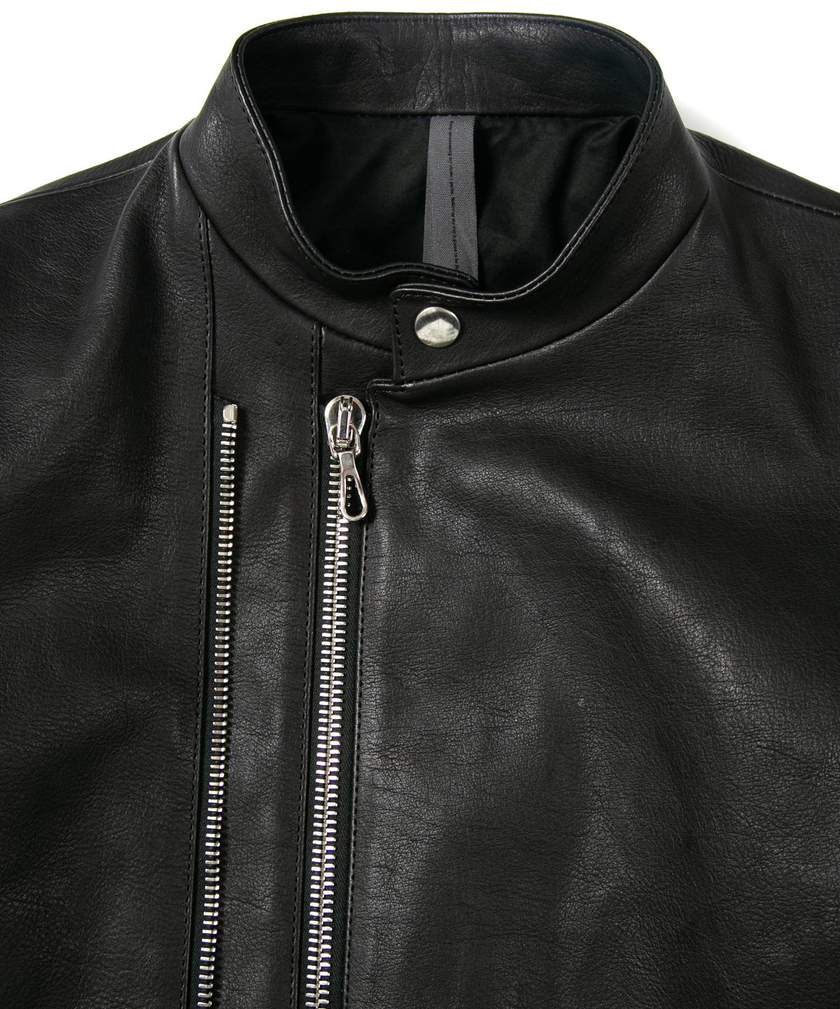 Japan Calf skin "JAY" Semi Single Riders / BLACK