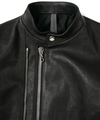 Japan Calf skin "JAY" Semi Single Riders / BLACK