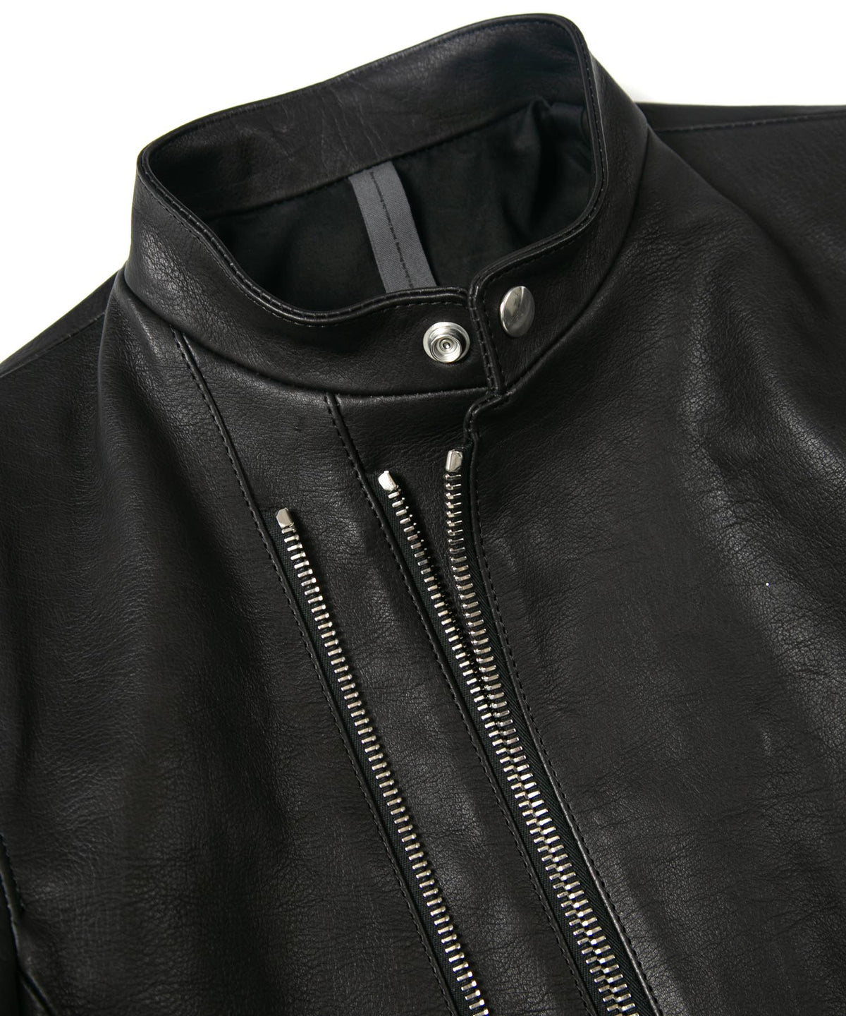 Japan Calf skin "JAY" Semi Single Riders / BLACK