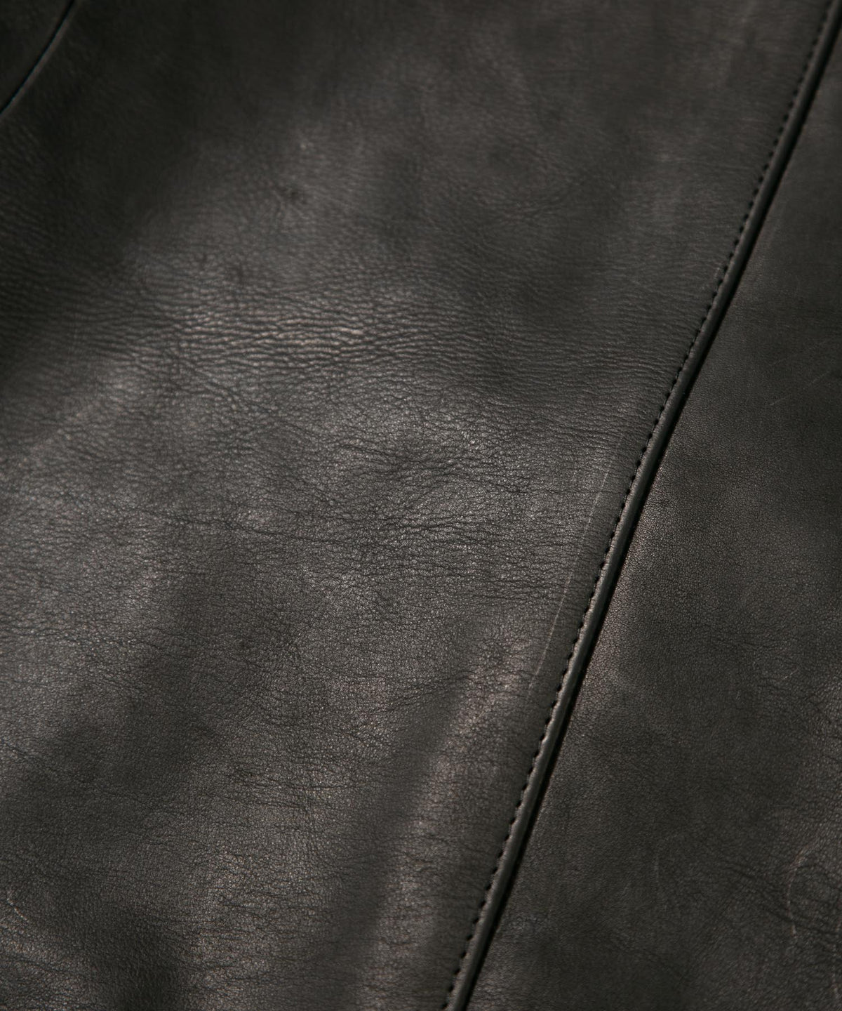 Japan Calf skin "JAY" Semi Single Riders / BLACK