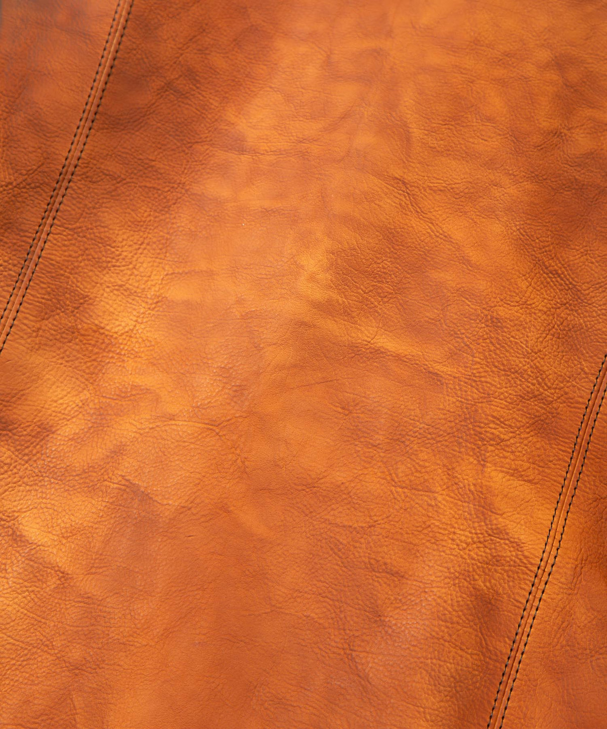 Japan Vegetable Full tanned Calf skin Garment Burning Dyed "HI-FLYER" Double Riders - SUNBURST
