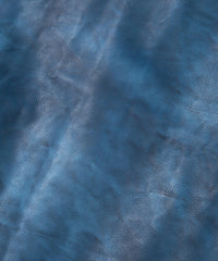 Japan Vegetable Full tanned Calf skin Garment Burning Dyed "FEVER" Single Riders / BLUE