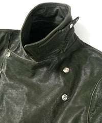 Pit Vegetable Full Tanned Shrank Horse hide "HI-FLYER" Double Riders / GRAY