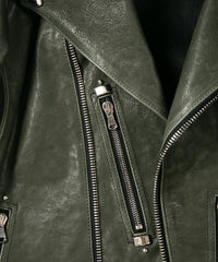 Pit Vegetable Full Tanned Shrank Horse hide "HI-FLYER" Double Riders / GRAY