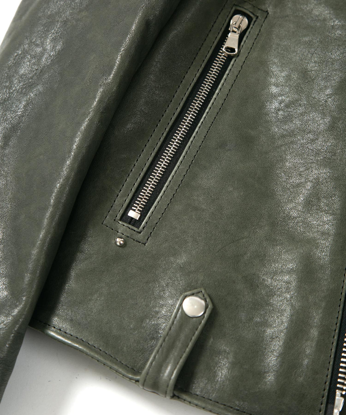 Pit Vegetable Full Tanned Shrank Horse hide "HI-FLYER" Double Riders / GRAY