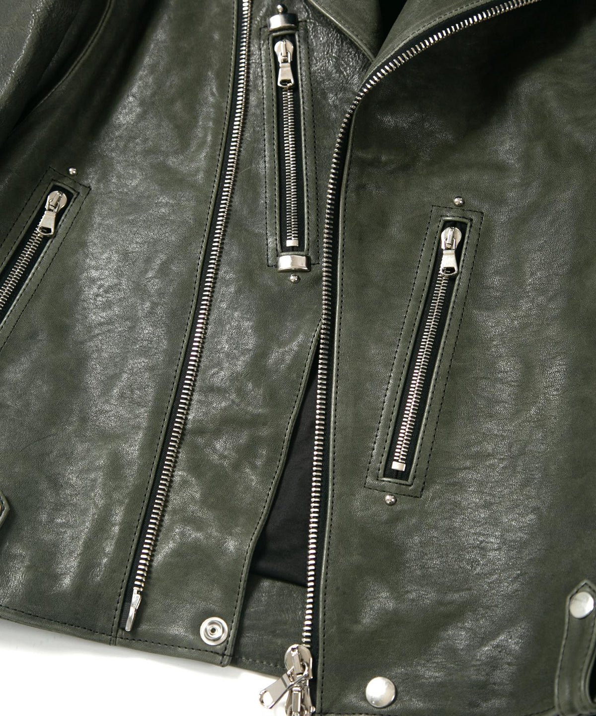 Pit Vegetable Full Tanned Shrank Horse hide "HI-FLYER" Double Riders / GRAY