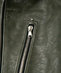 Pit Vegetable Full Tanned Shrank Horse hide "HI-FLYER" Double Riders / GRAY