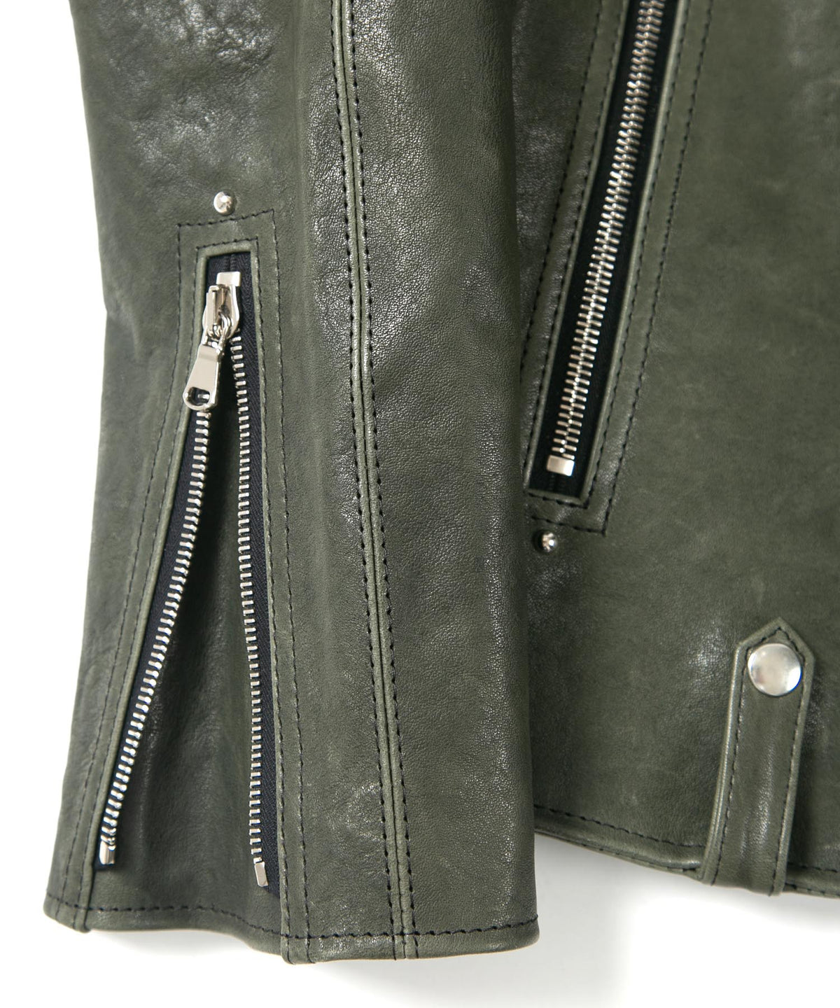 Pit Vegetable Full Tanned Shrank Horse hide "HI-FLYER" Double Riders / GRAY