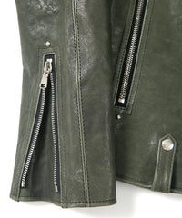 Pit Vegetable Full Tanned Shrank Horse hide "HI-FLYER" Double Riders / GRAY