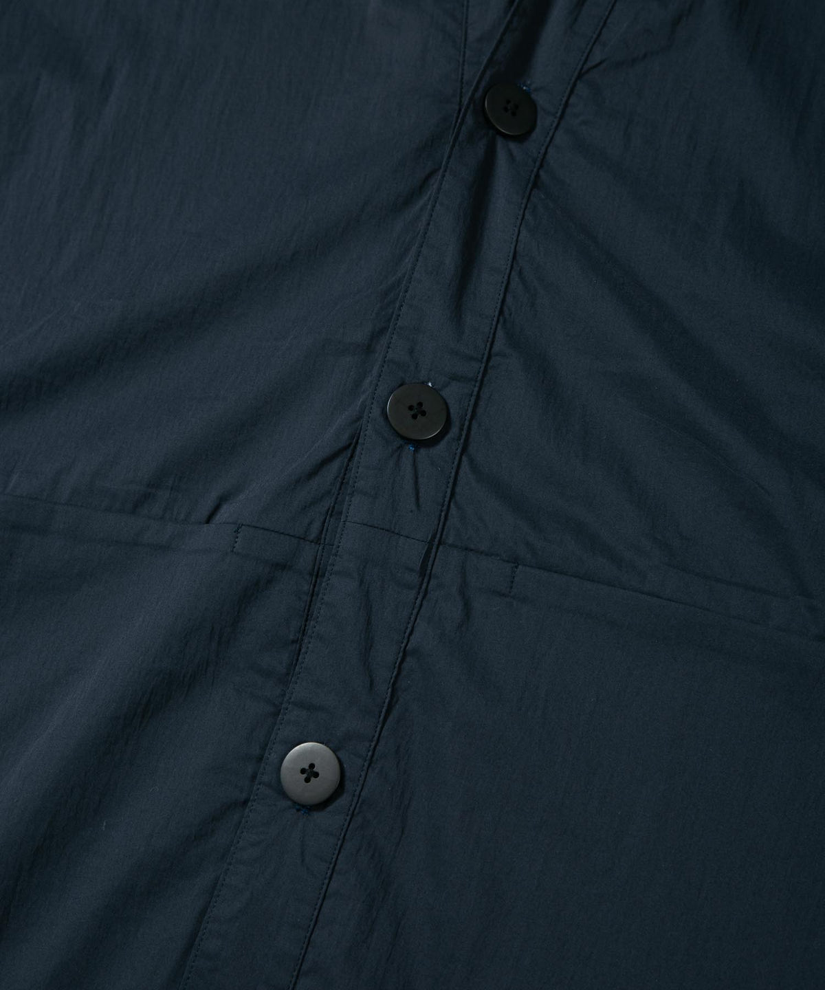 Vintage Cotton Nylon Broad Over Cardigan - NAVY