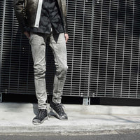 レザージップタン スニーカー BLACK REVOLT 2 / BLACK