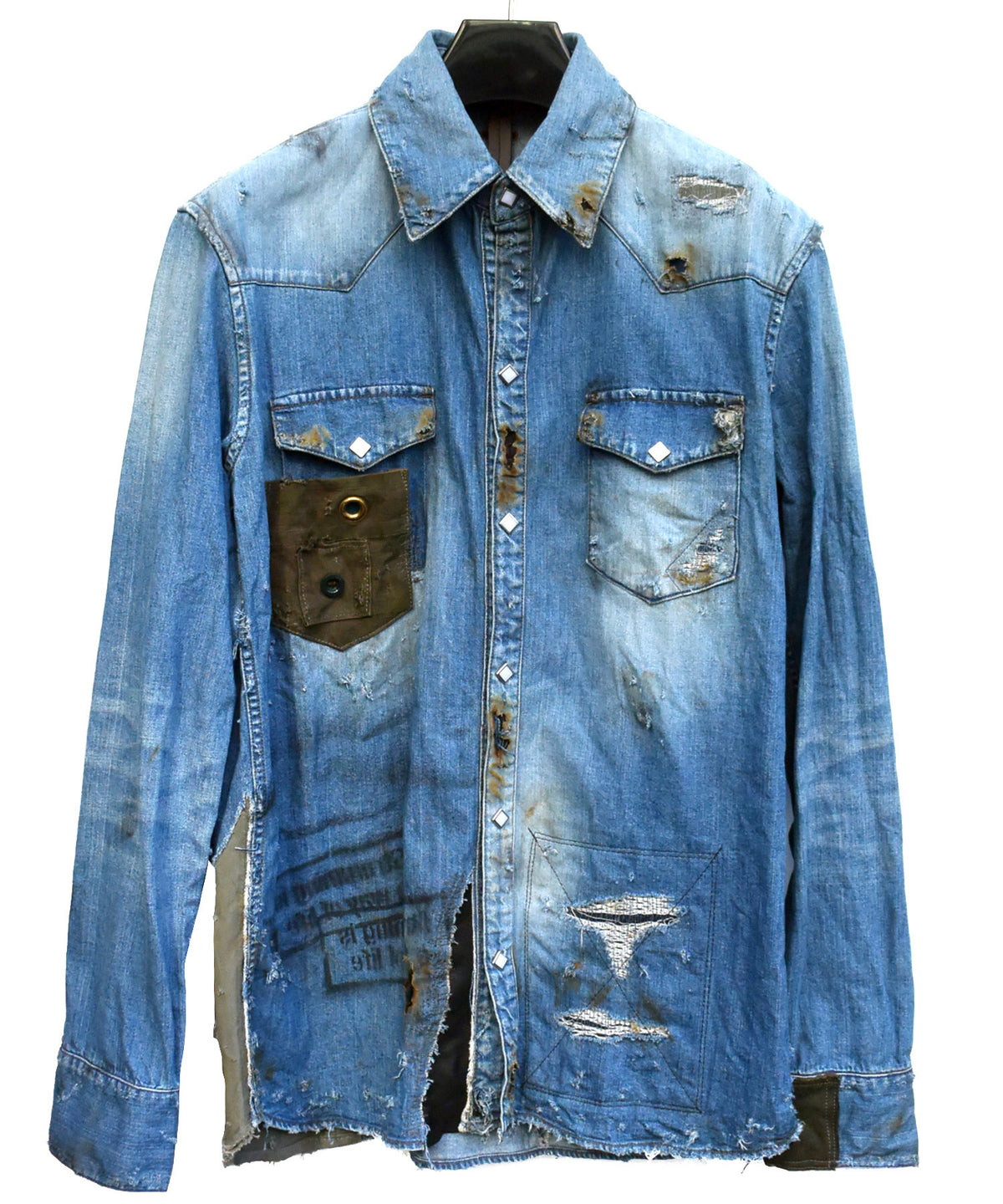 8oz Three Twill Denim Shirt / Indigo