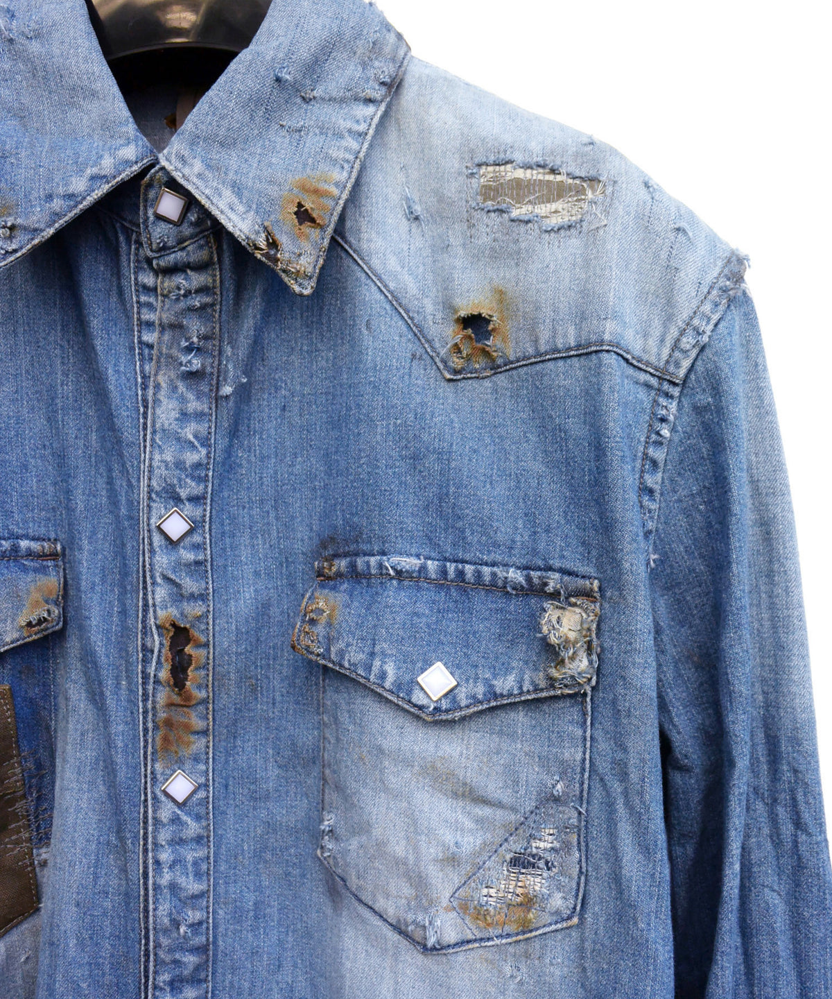 8oz Three Twill Denim Shirt / Indigo