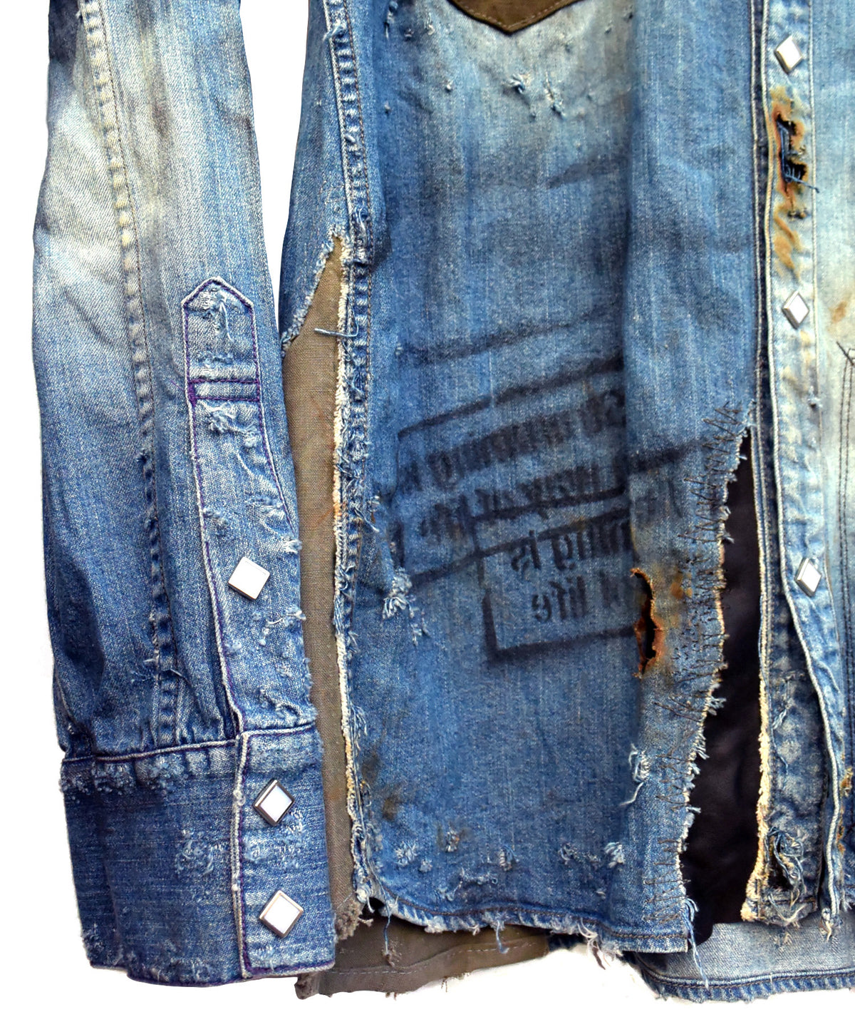 8oz Three Twill Denim Shirt / Indigo