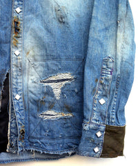 8oz Three Twill Denim Shirt / Indigo